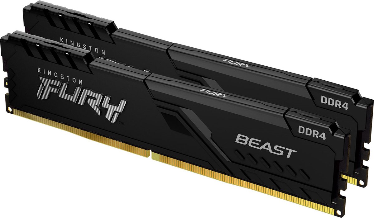 Kingston FURY Beast DDR4 DIMM Memory 3200MHz 16GB (2 x 8GB)