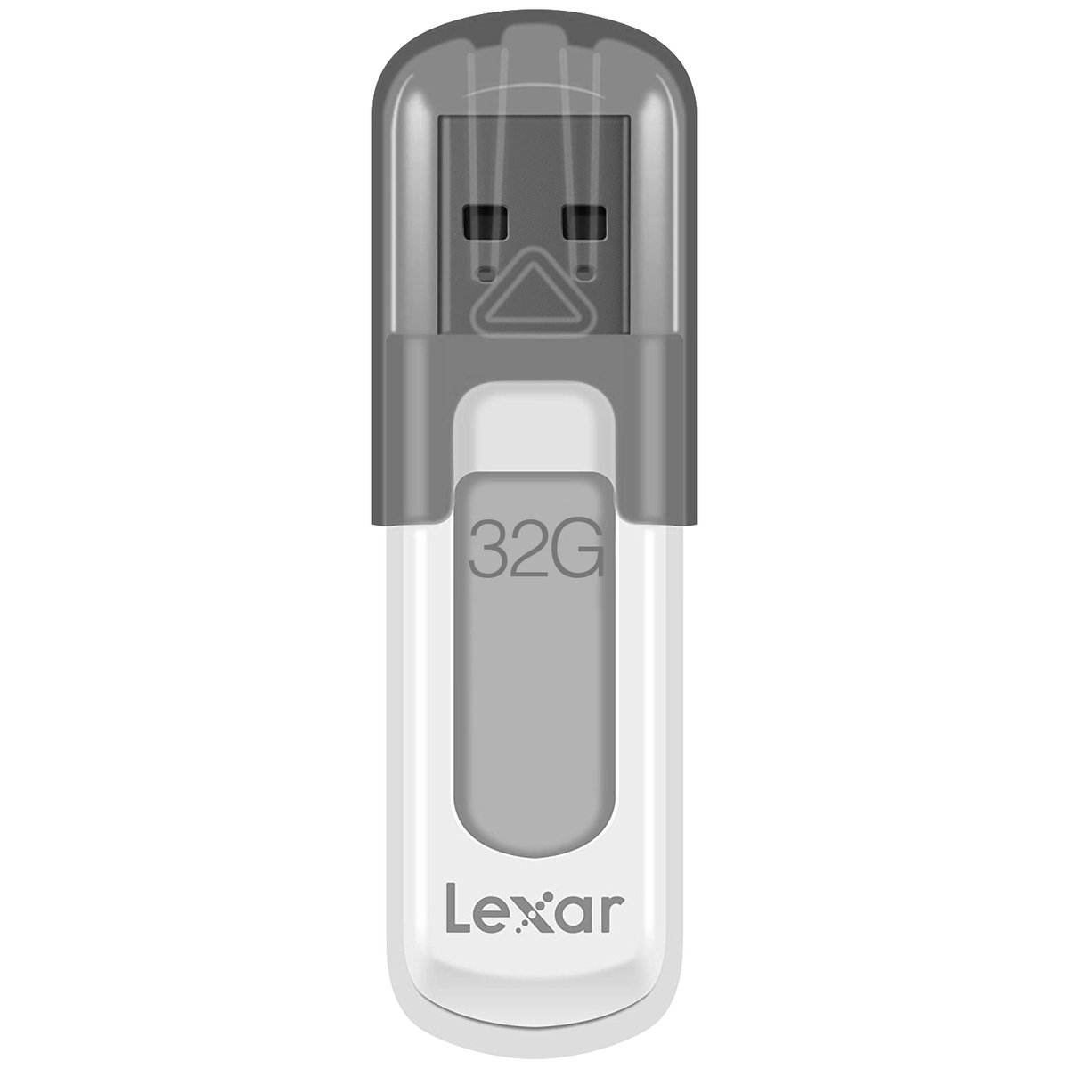 Lexar JumpDrive V100 USB flash drive 32 GB USB Type-A 3.2 Gen 1 (3.1 Gen 1) Grijs, Wit