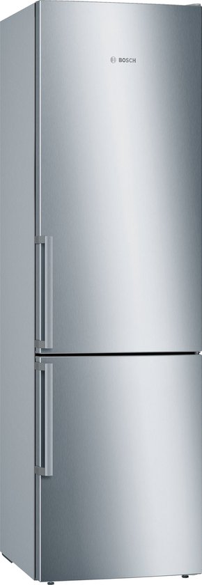 Bosch KGE398IBP koel-vriescombinatie RVS 60cm VitaFresh BigBox LED Low Frost anti-vingerafdruk