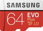 Samsung Evo Plus MicroSDXC 64GB - met adapter