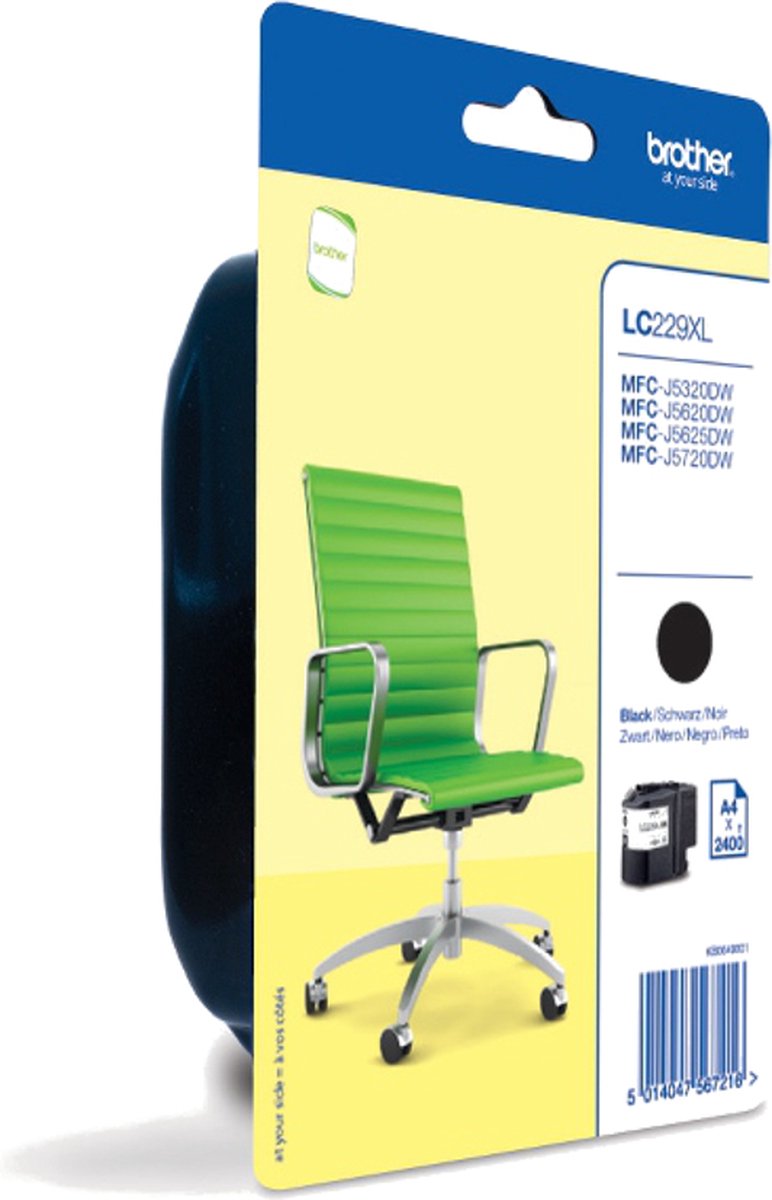 BROTHER LC-229XLBK - Zwart Zwart