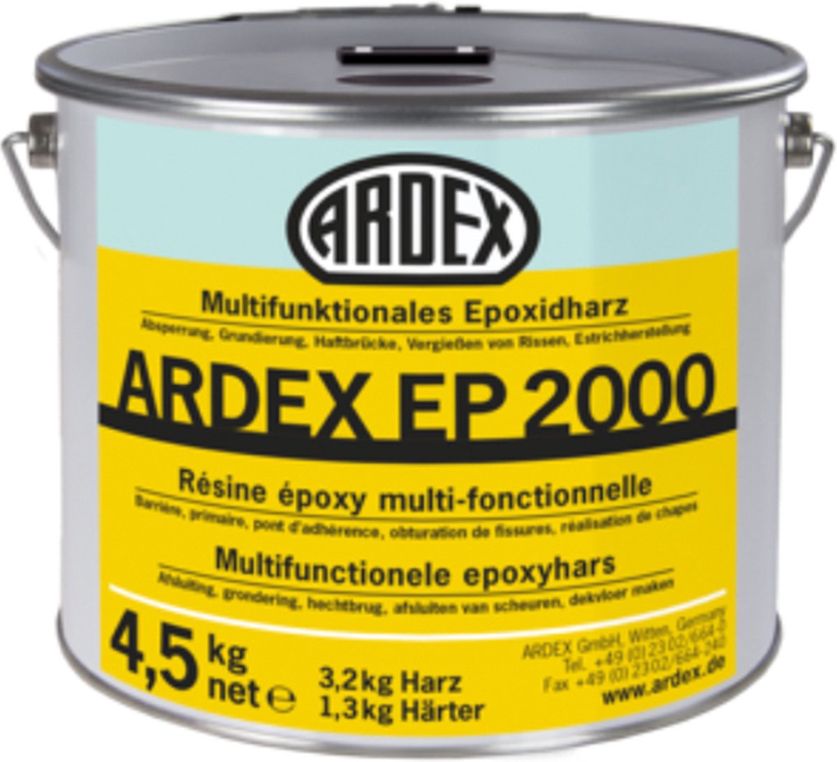 Ardex EP 2000 - Multifunctionele epoxyhars - 4.50 kg - 2K | bol