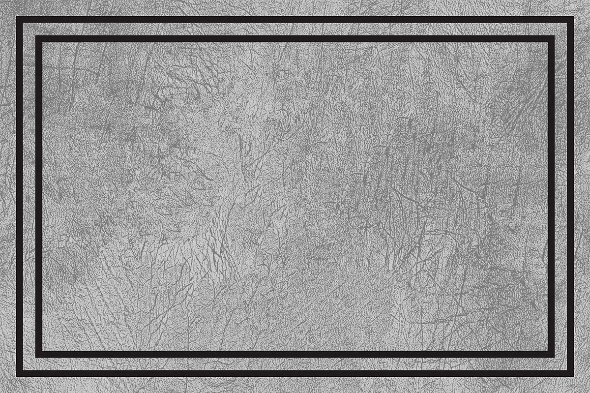 FOTAPIJT - Grijze Badmat - Bedrukte deurmat - Vloerkleed - Binnen - Termo Antislip - Wasbaar - 50x75 cm - 8 mm - Polyester