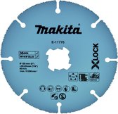 Makita Trennscheibe 125mm Uni.X-Lock E-11776 Doorslijpschijf recht 125 mm 1 stuk(s)