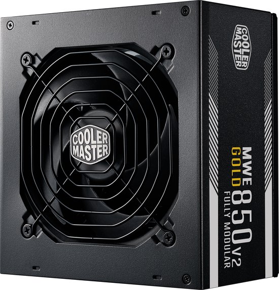 Foto: Cooler master mwe 850 gold v2 850 watt 80 plus gold modulaire pc voeding