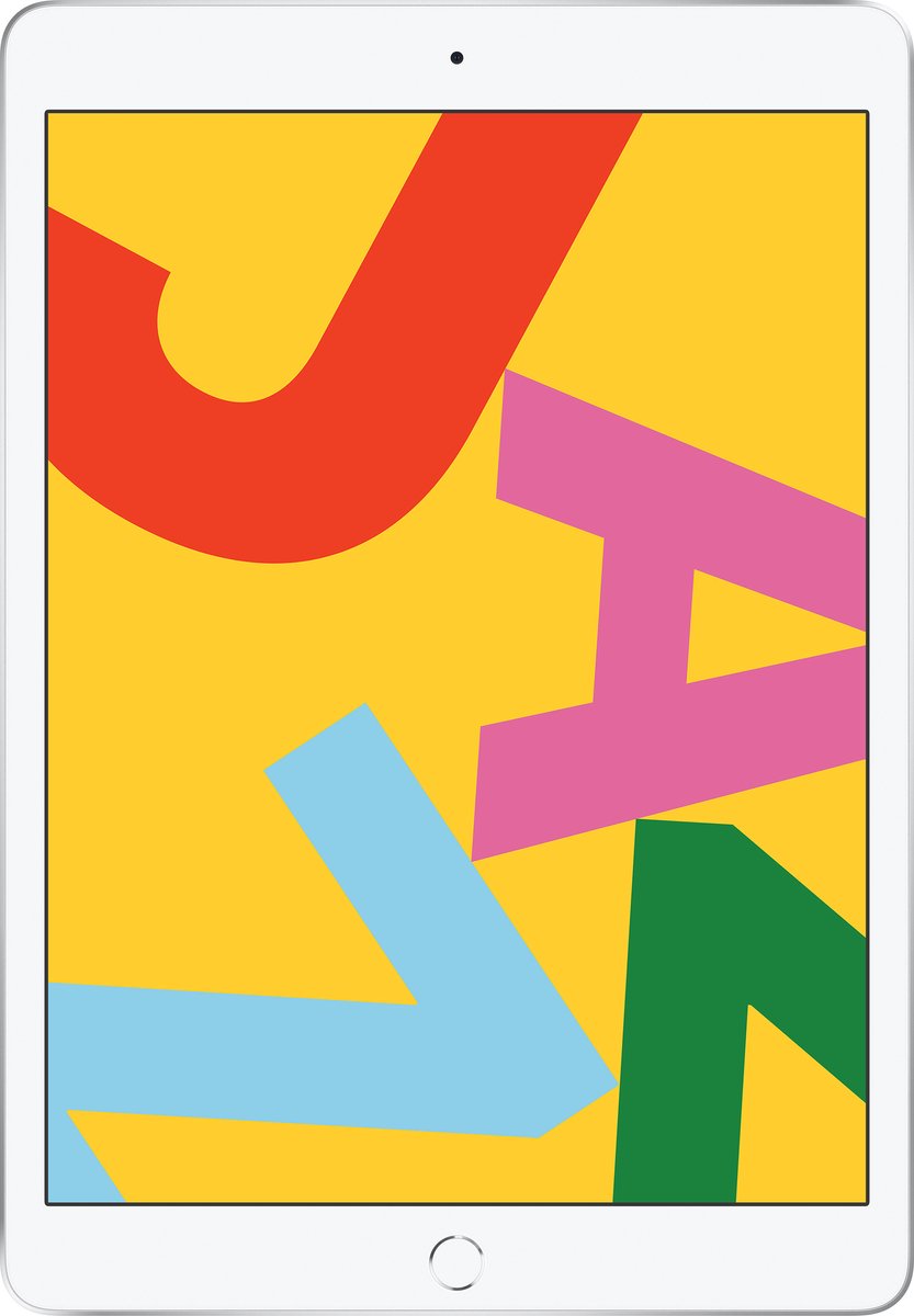 Refurbished iPad 2019 32 GB Zilver Gebruikt