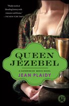 Boekhoes van 'Queen Jezebel' door Jean Plaidy met de tekst: 'Plaidy excels at blending history with romance and drama.' -THE NEW YORK TIMES.