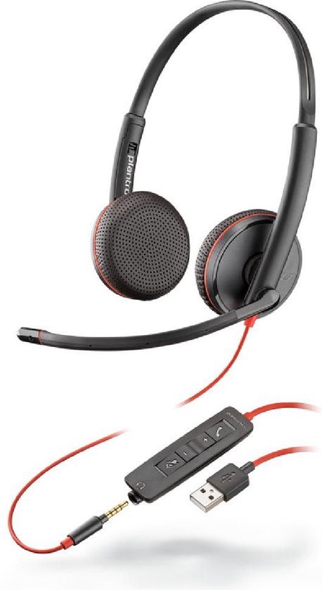 Poly - Plantronics Blackwire C3225 USB-A Headset | bol.com