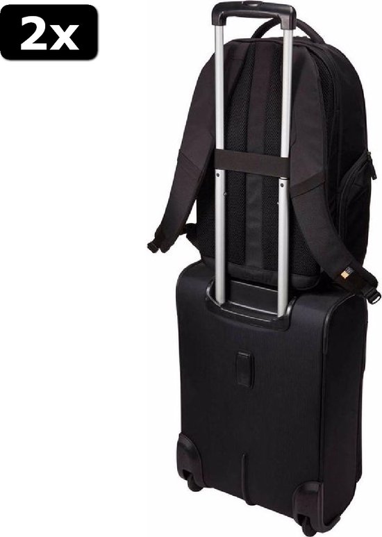 2x Case Logic Notion Backpack Laptop Rugzak 15.6 inch Zwart