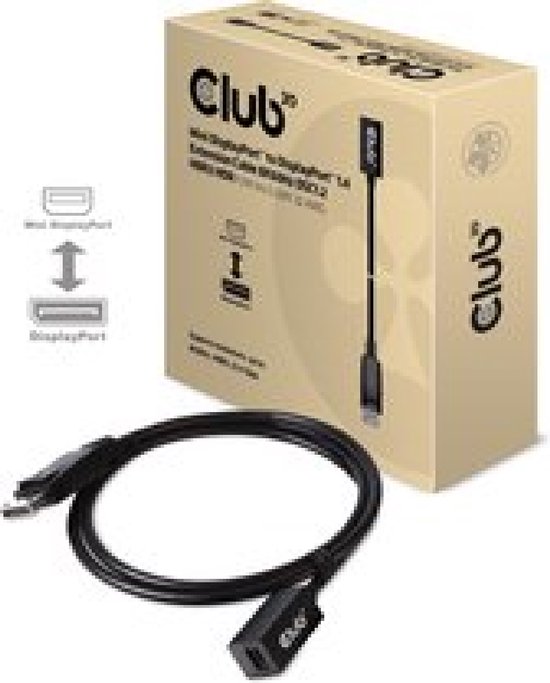 Adaptateur Mini DisplayPort Vers DVI-D Dual Link - Résolution 2560x1600 à 60 Hz - Alimentation Par USB - Câble 0,6 M - Pour écrans DVI Haute Résolution - 9