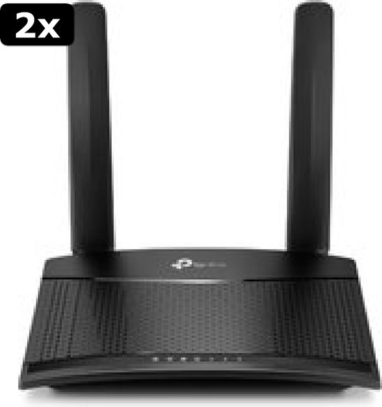 2x TPLink TLMR100 Draadloze router 300 Mbps bol