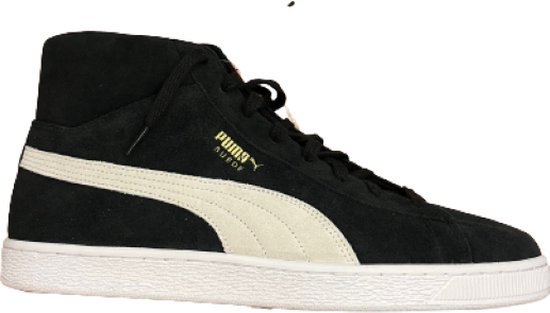 Puma - Suede Mid XXI - Sneakers - Manen - Zwart/Wit - Maat 47 | bol