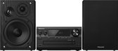Panasonic SC-PMX802E-K, Système mini audio domestique, Noir, Avant, 120 W, 3-voies, 14 cm