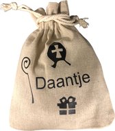 Sac cadeau / sac scatter avec cordon de fermeture Sinterklaas - Sac Biscuits au pain d'épice personnalisé avec son propre nom 15 x 20 Cm