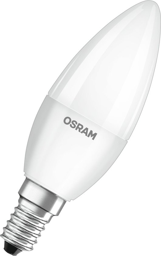 OSRAM LED lamp - Kaars - E14 - mat - 4,9W - 470 lumen - warm wit - niet dimbaar - 5 stuks