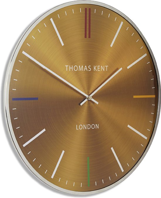 Thomas Kent Klok Clocksmith goud - Design wandkok 65CM