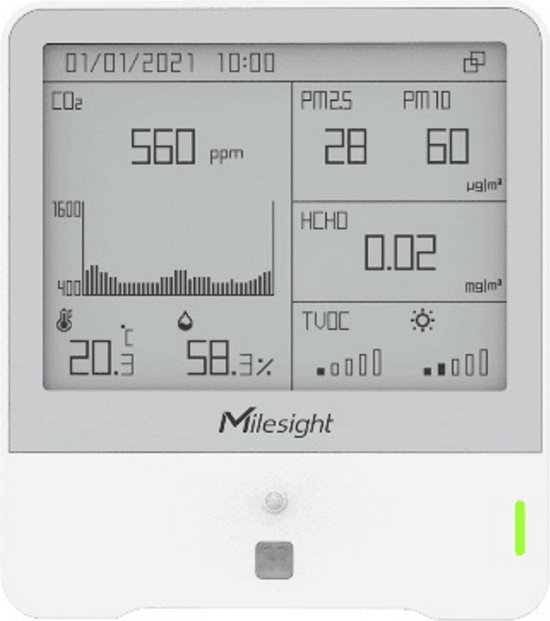 Milesight AM319 LoRaWAN Ambience Monitoring Sensor (HCHO)
