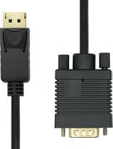 ProXtend DisplayPort Cable 1.2 to VGA 1M, 1 m, DisplayPort, VGA (D-Sub), Mannelijk, Mannelijk, Recht