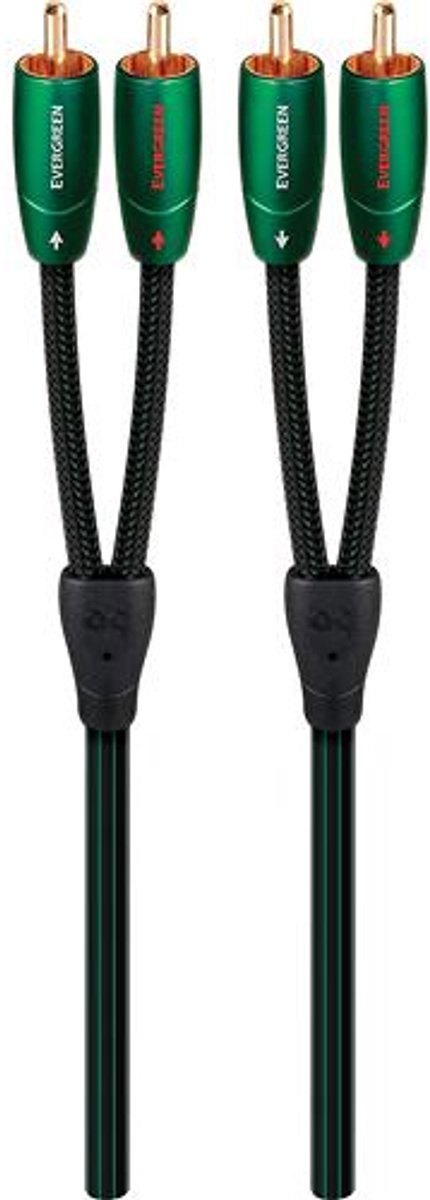 Audioquest Evergreen 2x RCA naar 2x RCA Kabel - Audio Kabel - 1,5m