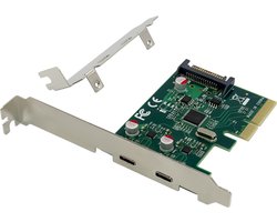 Carte d'interface Conceptronic EMRICK07G 2 ports USB-C 3.1 Gen2 PCI-Express, USB-C PCIe x4