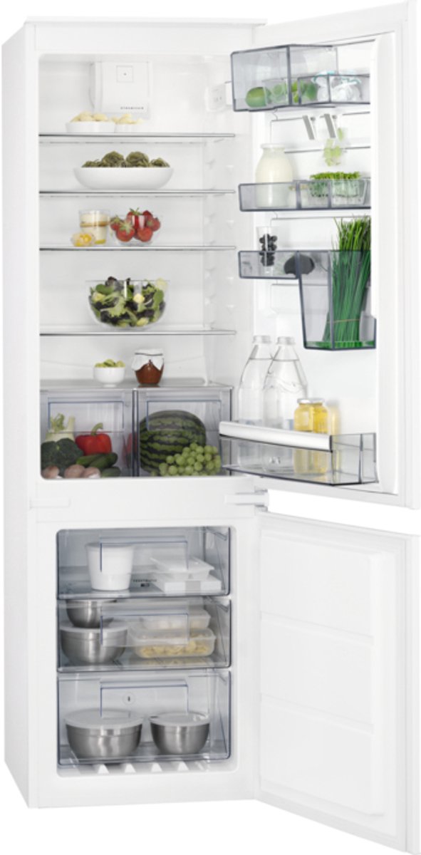 AEG SCE618E5TS koel-vriescombinatie Ingebouwd 251 l E Wit