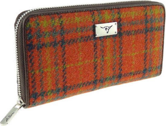 Glen Appin LB2002 - Portafoglio Piccolo Donna In Harris Tweed Originale Scozzese, Con Portamonete E Slot Per Carte - 5