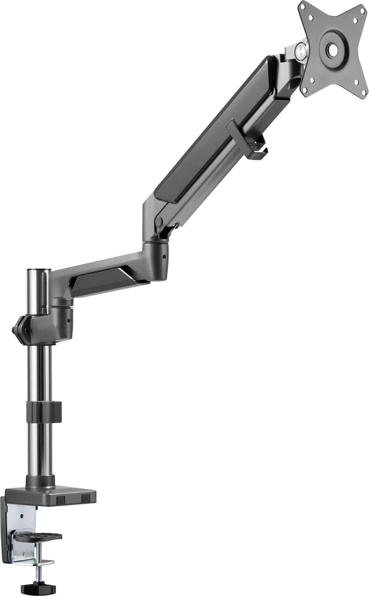 SpeaKa Professional SP-MM-400 Monitor-tafelbeugel 1-voudig 81,3 cm (32) In hoogte verstelbaar, Kantelbaar en zwenkbaar, Draaibaar, Roteerbaar
