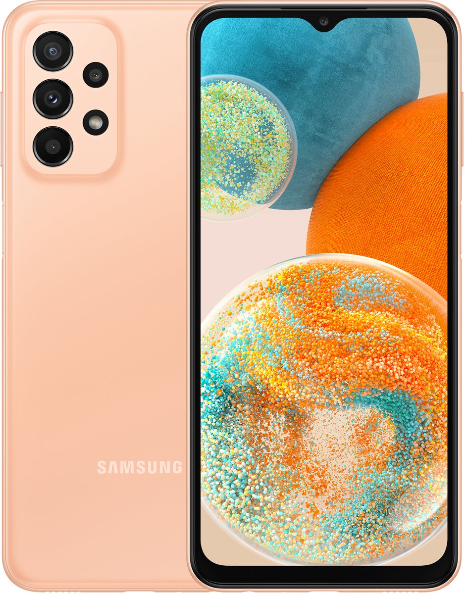 Samsung Galaxy A23 5G SM-A236B 16,8 cm (6.6") Hybride Dual SIM Android 12 USB Type-C 4 GB 64 GB 5000 mAh Oranje