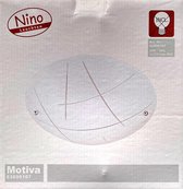 Nino Motiva - Plafonnière - glas -  Ø 25cm - E27 fitting