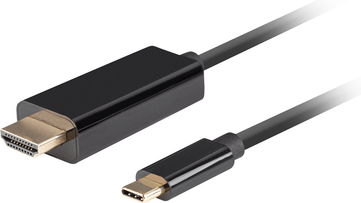 USB C to HDMI Cable Lanberg CA-CMHD-10CU-0005-BK