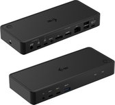 i-tec C31DUALKVMDOCKPDIT laptop dock & poortreplicator Bedraad USB 3.2 Gen 1 (3.1 Gen 1) Type-C Zwart