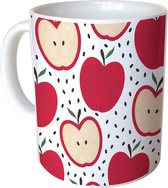 Witte Mok met Appels Design