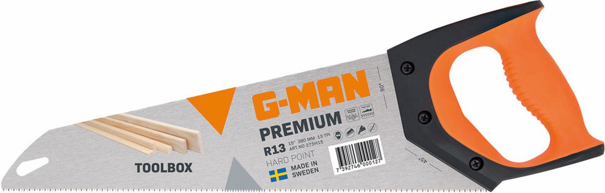 G-Man PREMIUM 275H TOOLBOX Handzaag - R13 TPI - 380 mm