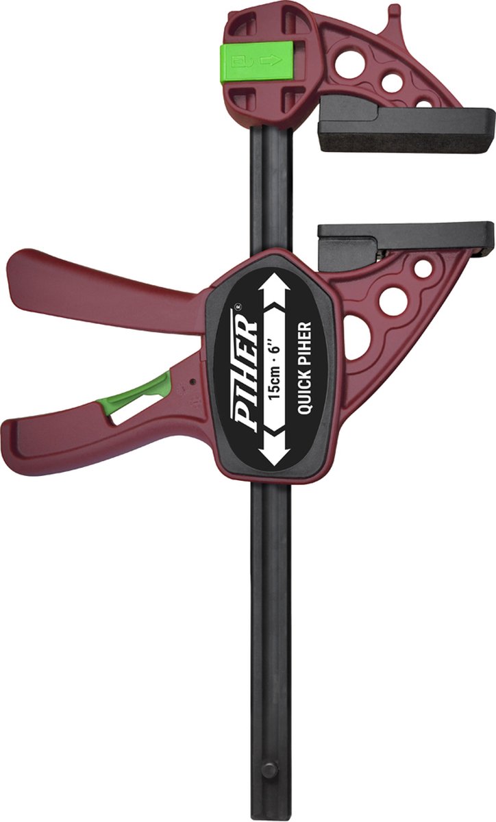 Piher Eenhandslijmtang EXTRA QUICK 90 cm - beschermkappen 7,4 cm - Paars