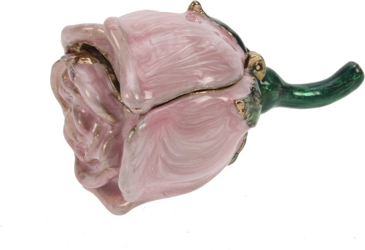 Doosje Roos roze Ø4x6cm