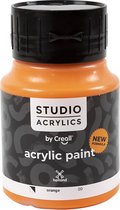 Acrylverf - Oranje Orange (#09) - Semi Dekkend - Creall Studio - 500ml - 1 fles