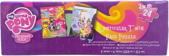 Thumbnail van een extra afbeelding van het spel My Little Pony 3D puzzels - 2 pack - 22 x 15 cm