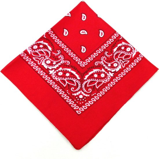 Bandana - Bandeau Farmers Handkerchief - Accessoires de vêtements pour bébé Sport - Protection buccale - Rouge