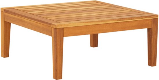 vidaXL Ensemble de jardin Bois d'acacia - 175x66x60 cm - kussen gris foncé - Ensemble de jardin