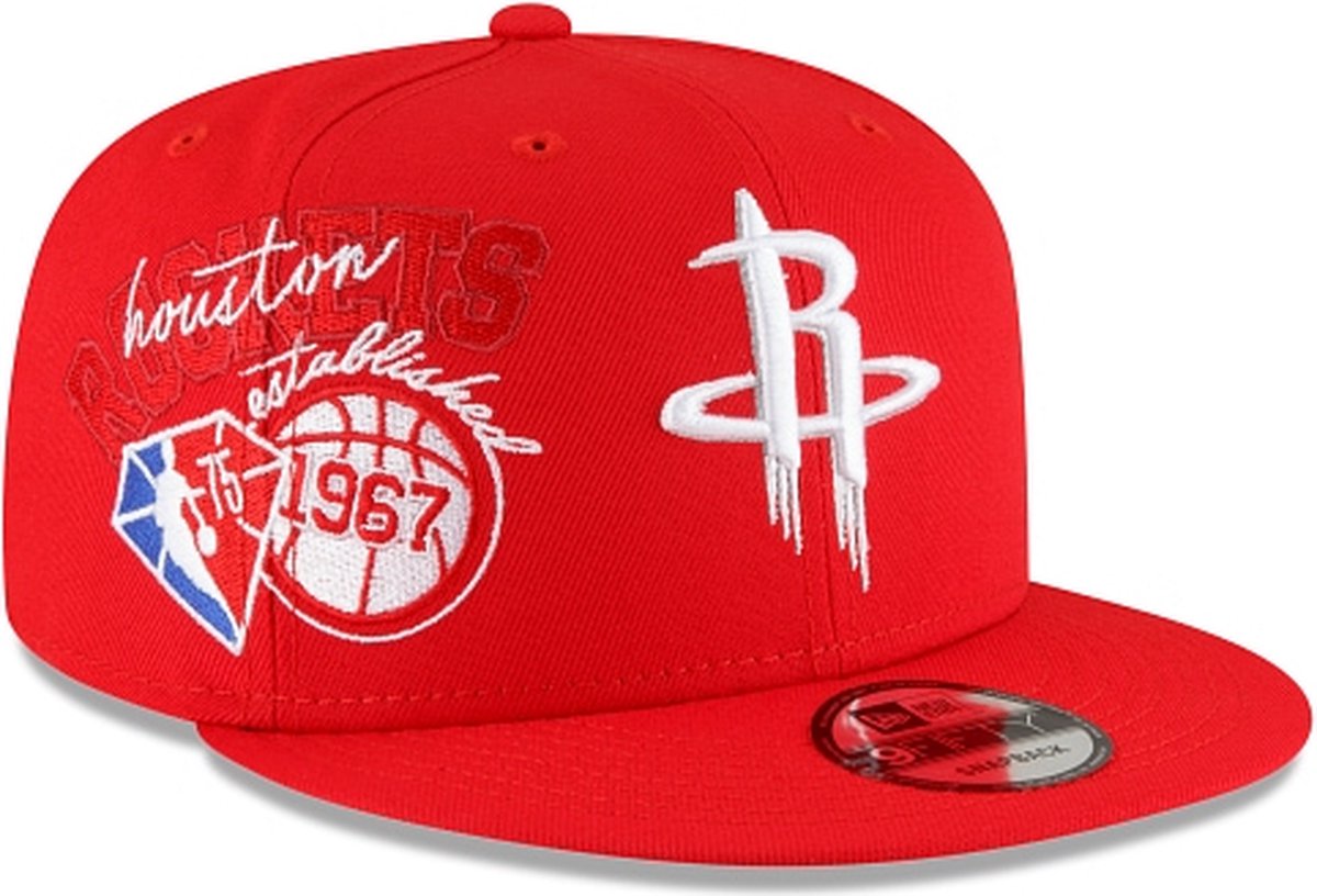 New Era Houston Rockets NBA Back Half 2022 9Fifty Snapback Cap pet