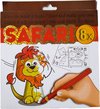 foto van Kleur en maak je Eigen Figuurtjes - Safari