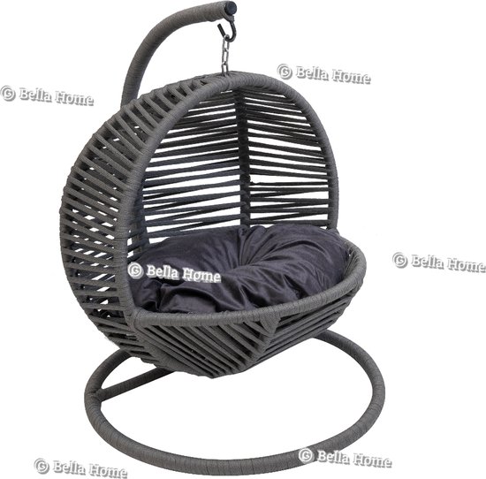 Mini Hangstoel Swing Simba Kat / Hond Grijs | bol.com