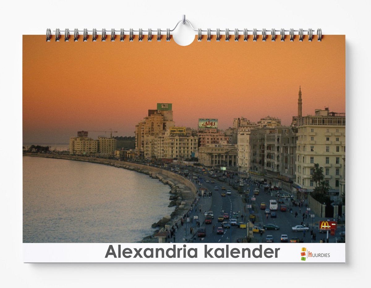 Alexandria kalender XL 42 x 29.7 cm | Verjaardagskalender Alexandria | Verjaardagskalender Volwassenen