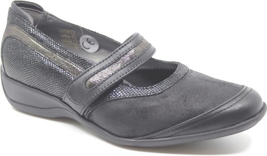 Xsensible, LIPARI, 10072.2.026, Chaussures combi bandeau Zwart largeur H  avec stretch | bol.com