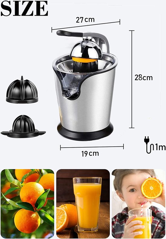 fruitpers multie pers 8 L inox korf – De Wijnmaker