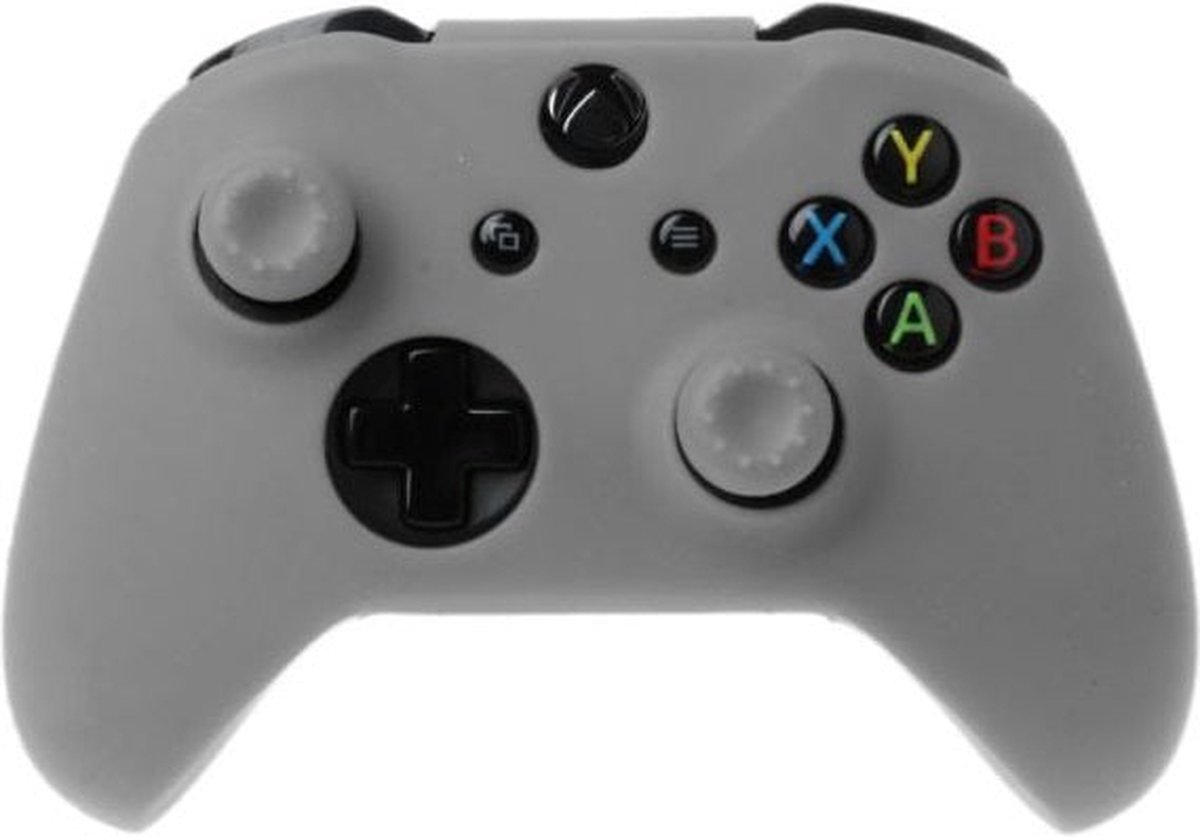 Siliconen Controller Hoesjes | 5.23 | Grijs | Beschermhoes Skin Grip | Softcover Case | Geschikt voor de volgende console(s): Xbox One