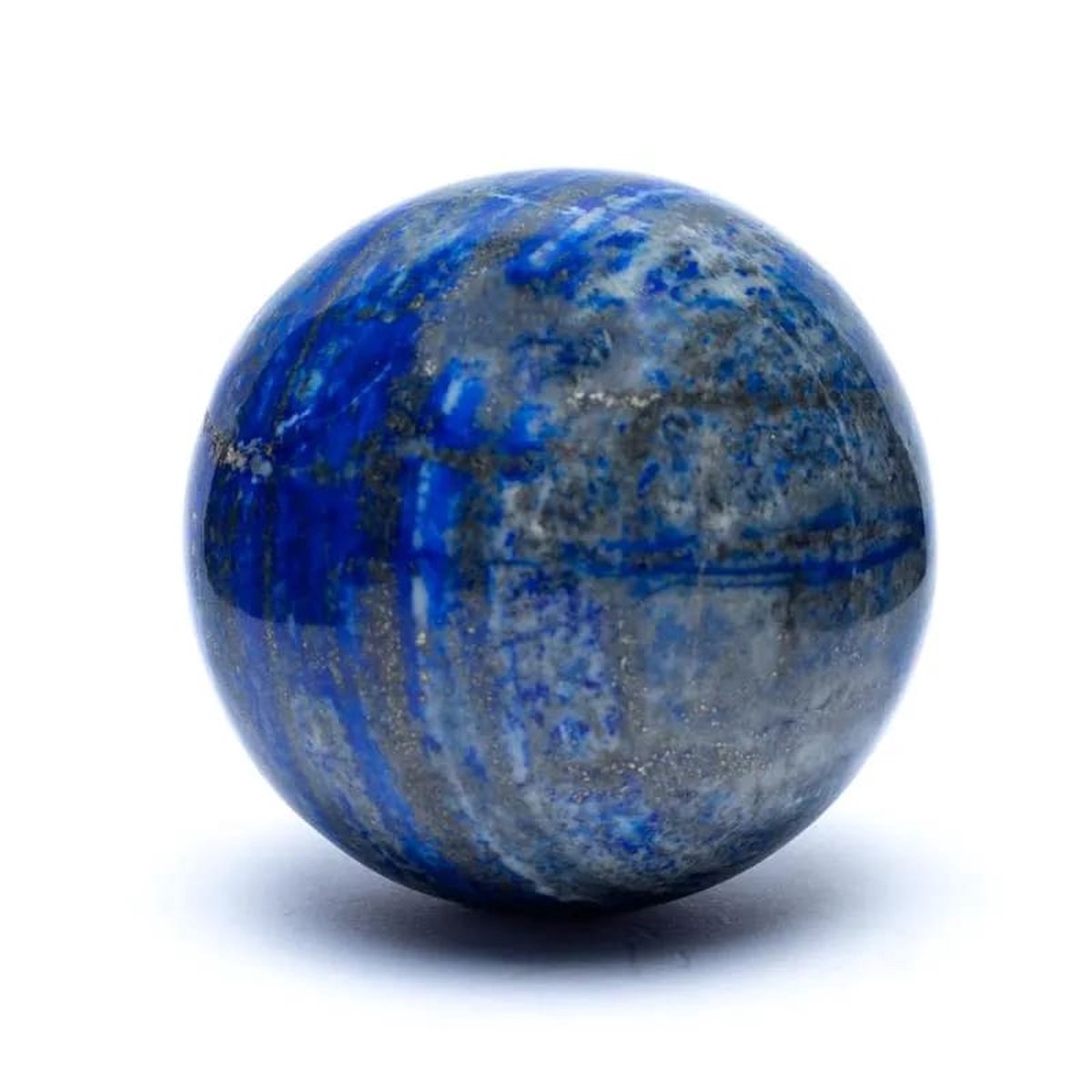 Blauwe Lapis Lazuli Edelsteen - Bol - 6 tot 7 cm