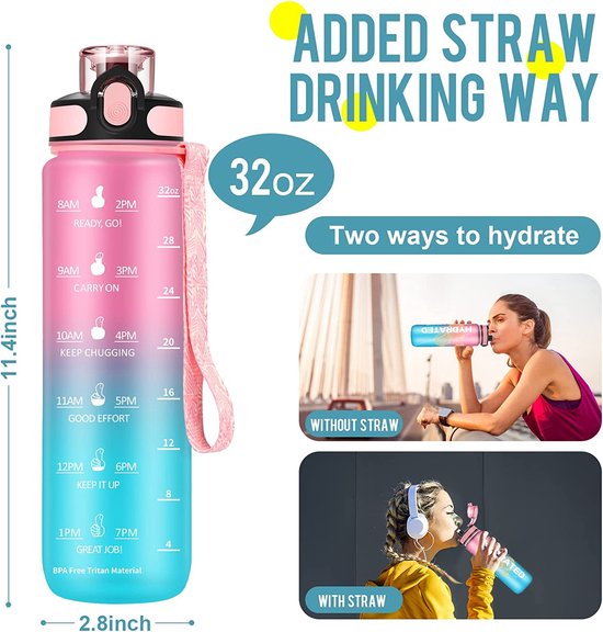 Tupperware to Go Eco Easy Flip Top Drinkfles, 750 ml