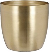 Cache-pot/pot de fleurs en métal doré D20 et H19 cm