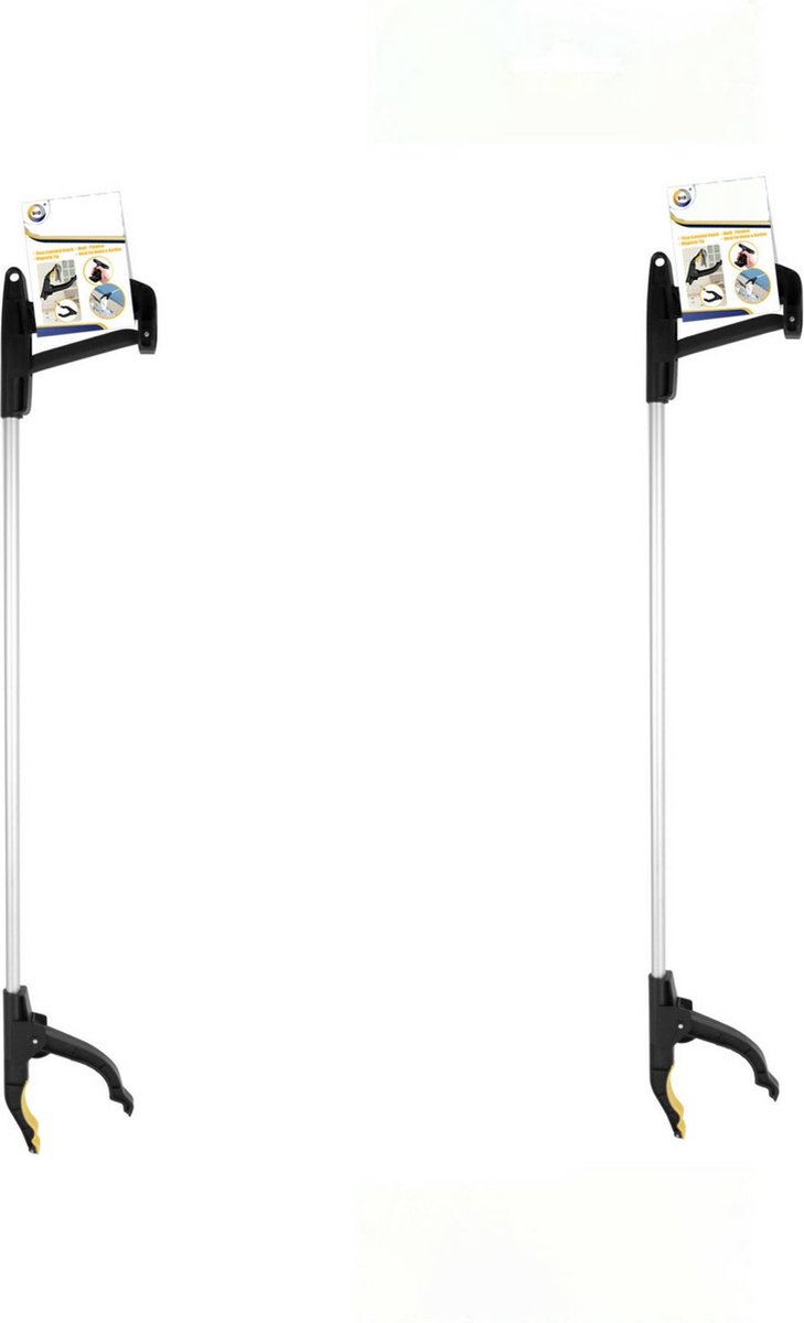 Goedkoopste Grijpers/afvalgrijpers met magneet - 3 stuks - 76 cm - wit